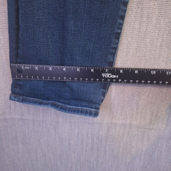 American Eagle Jeans Mens 30x30 Original Boot Cut Dark Wash Casual y2k Workwear - Picture 9 of 16